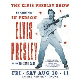 Elvis Presley Show Tin Sign