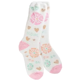 Floral Heart Mom Socks