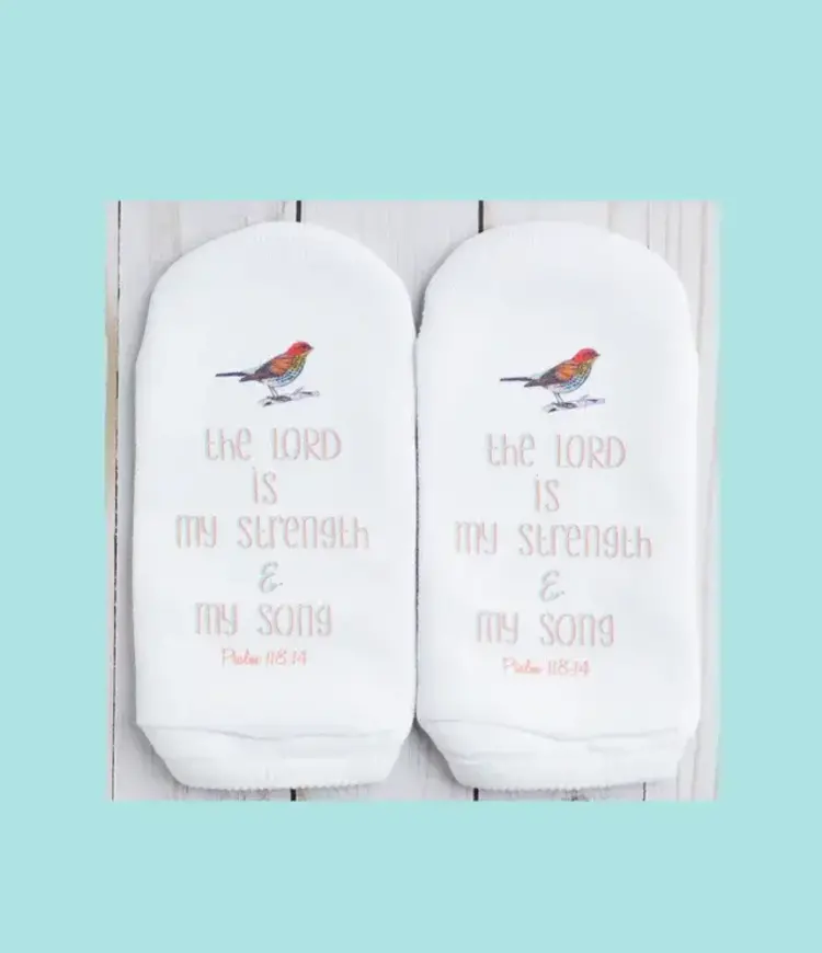 Standing on the Word Ladies Socks 2