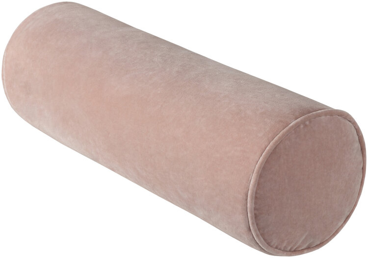 Velvet Bolster Dusty Pink 7x21