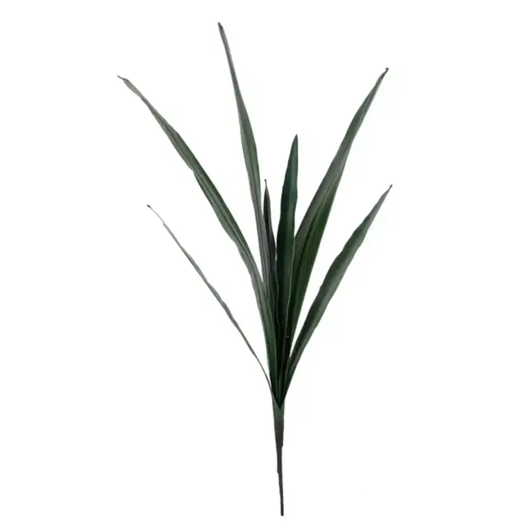 20" Cymbidium Orchid Leaf Spray