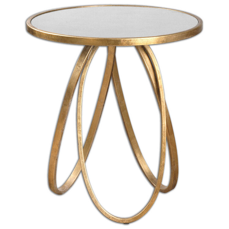 Golden Rings Side Table