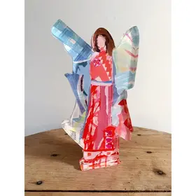 Red Angel Acrylic Block