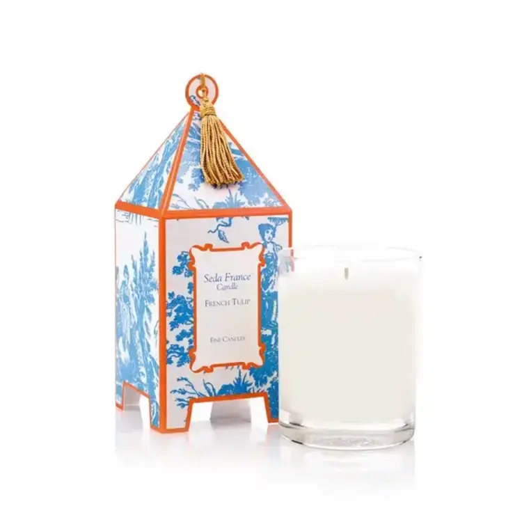 French Tulip Pagoda Candle
