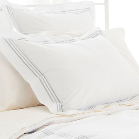 Trio Pearl Grey Euro Sham