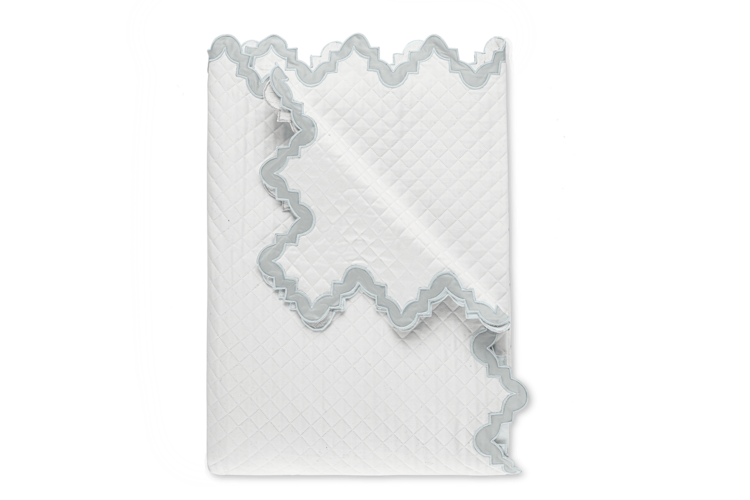 Aziza Matelasse F/Q Coverlet Pool