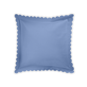 Diamond Pique Euro Sham Azure