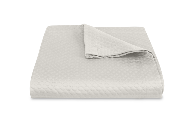 Pearl King Coverlet Silver