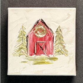 Holiday Barn 6x6 Gospel Art