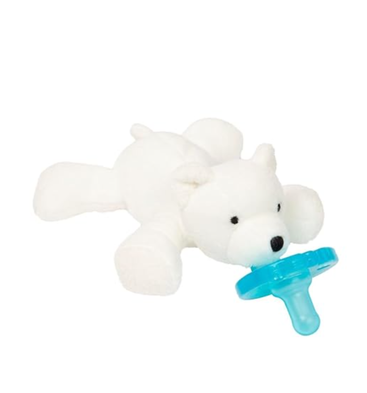 Wubbanub Paci Polar Bear White