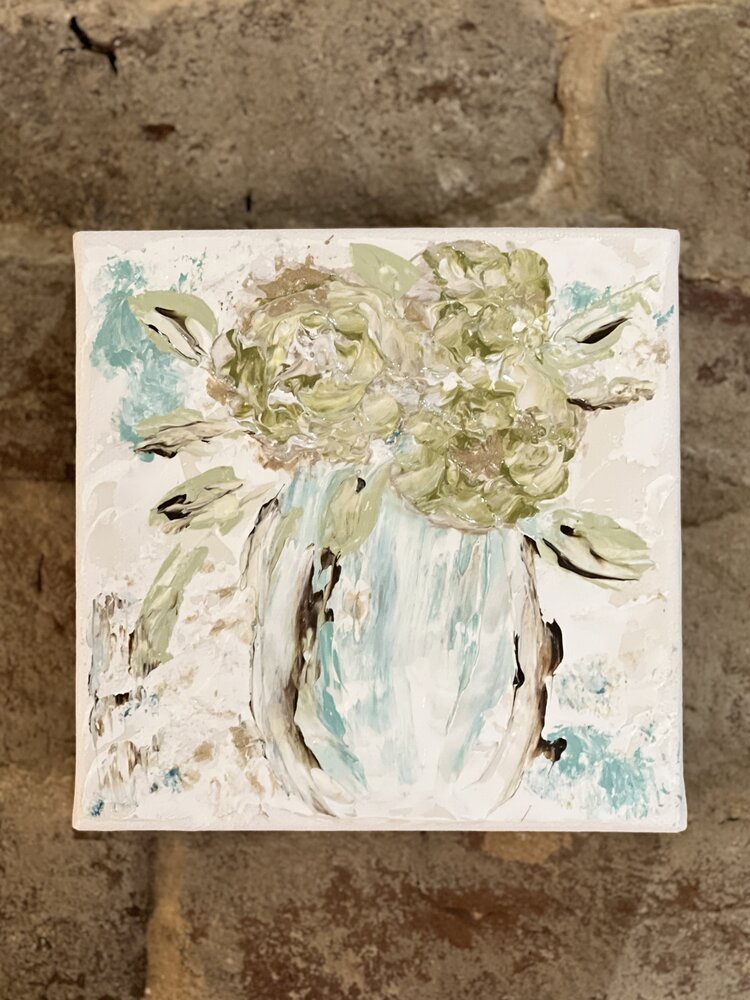 Limelight Hydrangea 6x6 Gospel Art