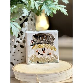 Brown Scarecrow 4x4 Gospel Art