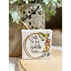 "Fall is my Favorite Color" 4x4 Gospel Art