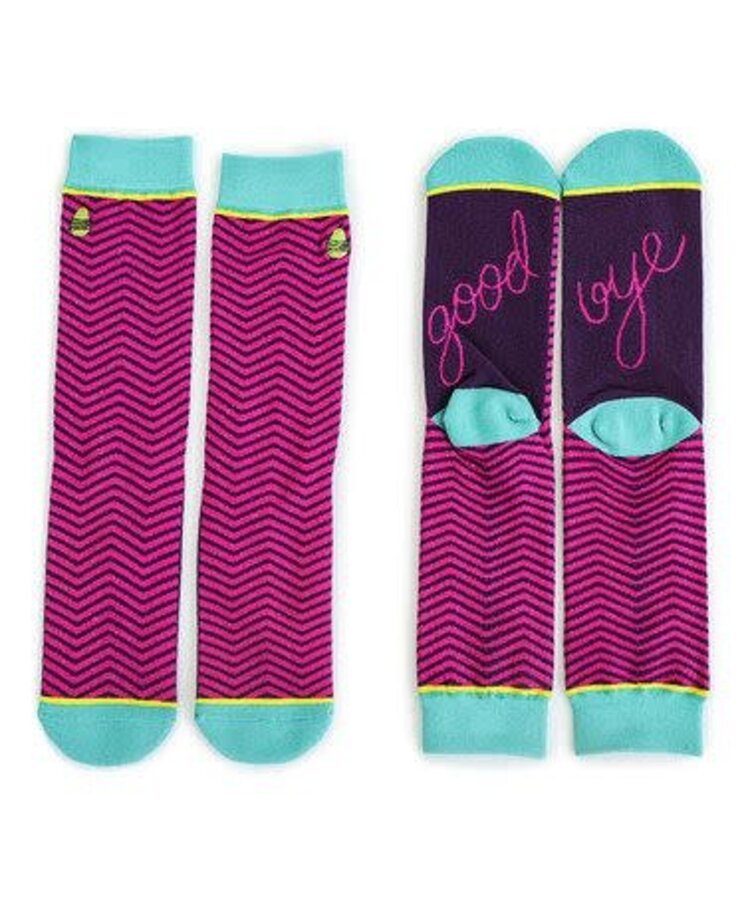 Good Bye Socks Woven Pear