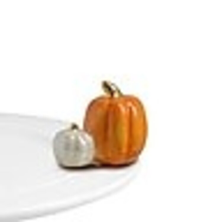 Nora Fleming Mini Two Pumpkins