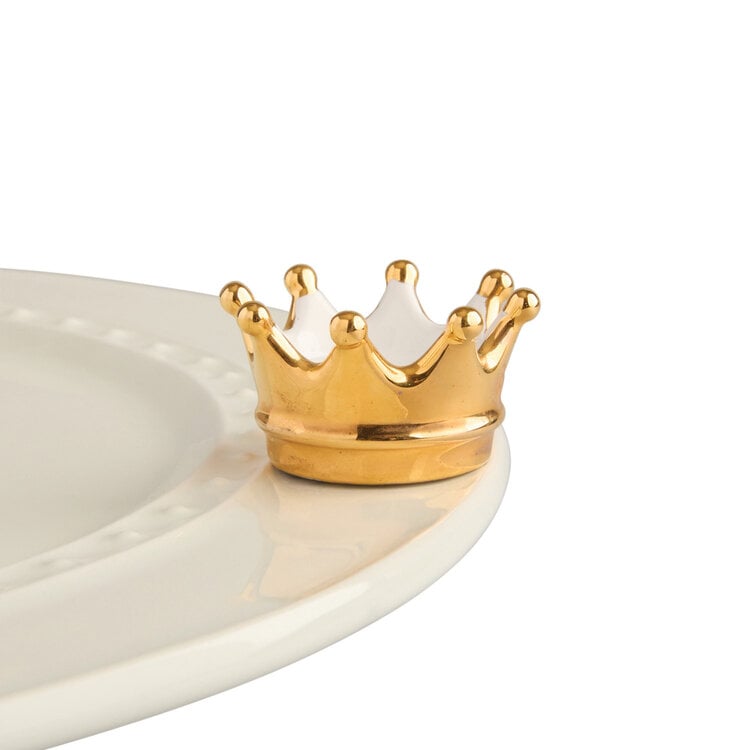 Nora Fleming Mini Gold Crown