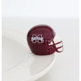 Nora Fleming Mini Helmet Mississippi State