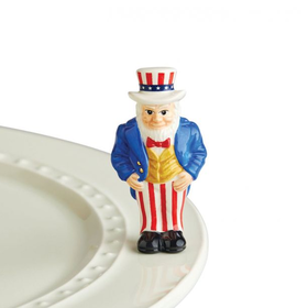 Nora Fleming Mini Uncle Sam