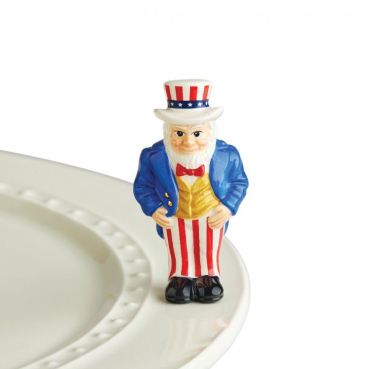 Nora Fleming Mini Uncle Sam