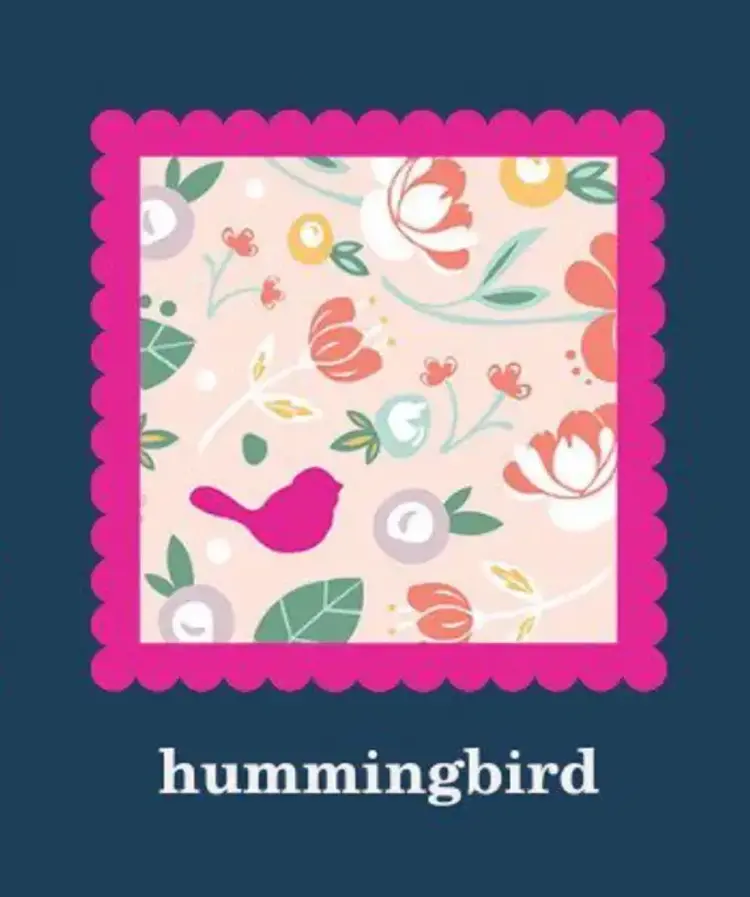 Nora Fleming Cocktail Napkins Hummingbird