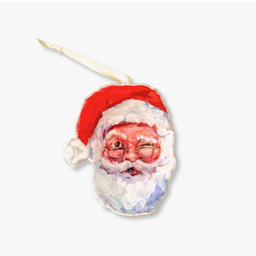 Naughty or Nice Santa Ornament