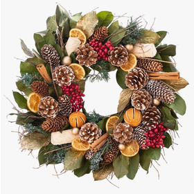 Cinnamon Orange & Pinecone Wreath