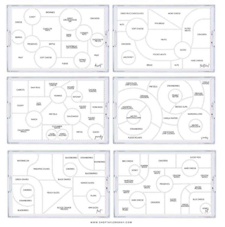Acrylic Tray Inserts Charcuterie