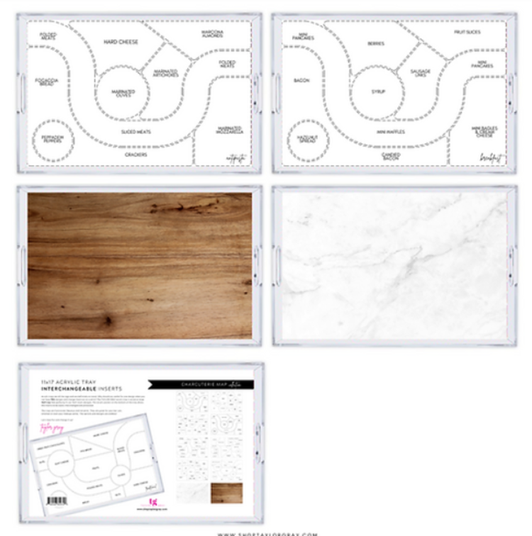 Acrylic Tray Inserts Charcuterie