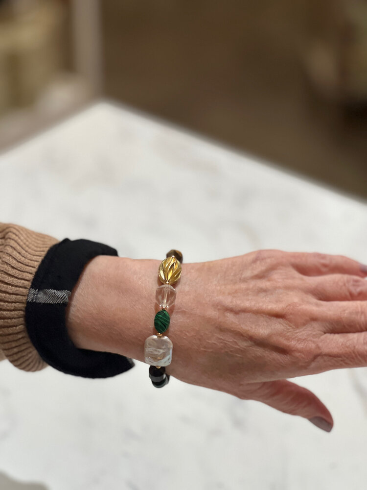 Kim Gambrell Natural Gem Toggle Bracelet