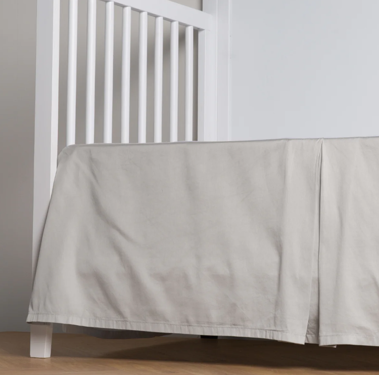 Bria Crib Skirt-Cloud