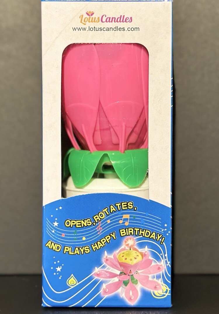 Lotus Candle-Pink