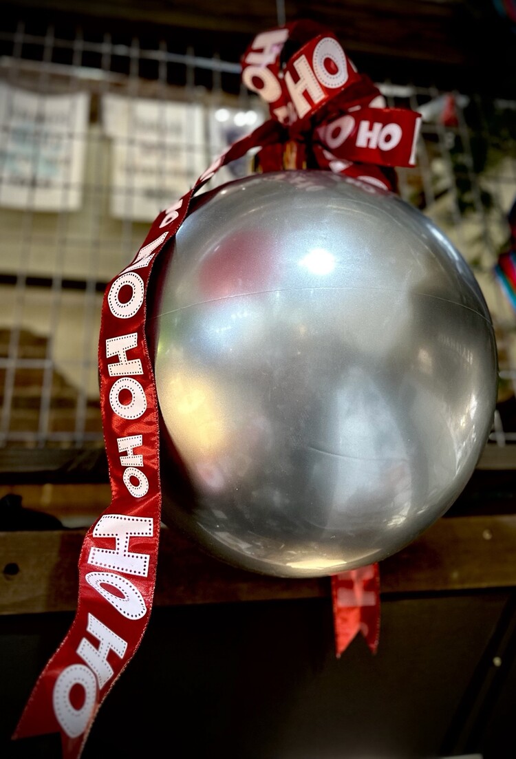 Holiball 18" Silver