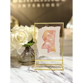 Sarah Godwin Mississippi Watercolor-Orange