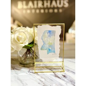 Sarah Godwin Mississippi Watercolor-Blue