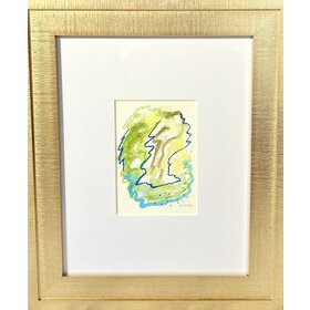 Sarah Godwin Framed Abstract- Green