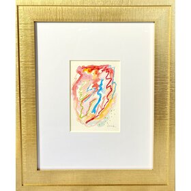 Sarah Godwin Framed Abstract- Bright
