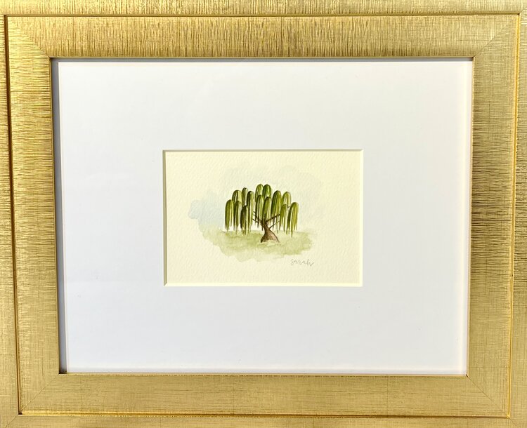 Sarah Godwin Framed Tree- Willow 1