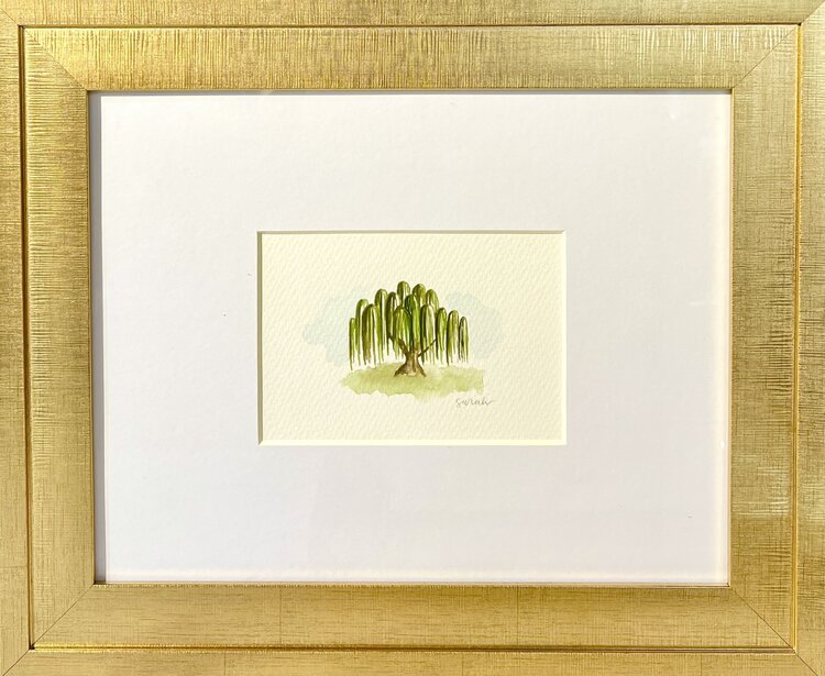 Sarah Godwin Framed Tree- Willow 2