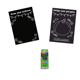 Chalkboard MiniMats Halloween