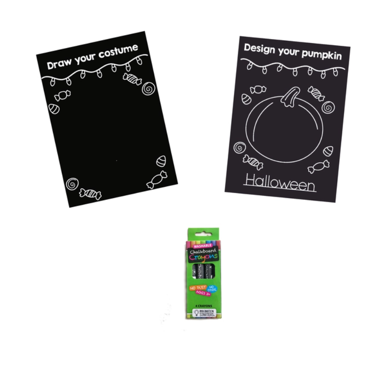 Chalkboard MiniMats Halloween