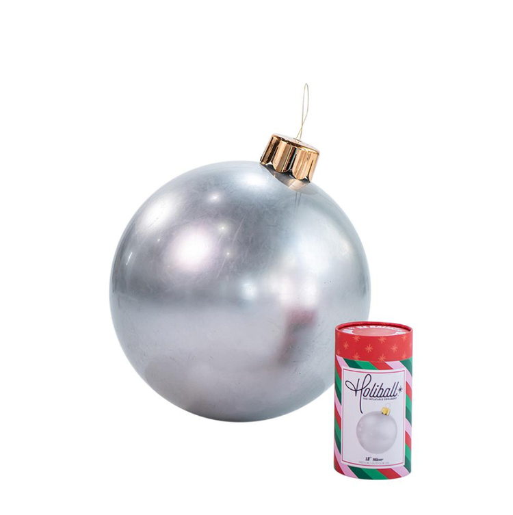 Holiball 18" Silver