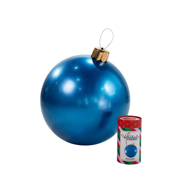 Holiball 18" Frosted Blue