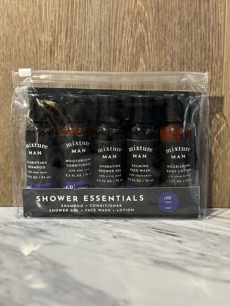 Shower Essentials Gift Set Cobalt