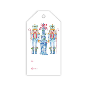Chinoiserie Nutcrackers Gift Tag
