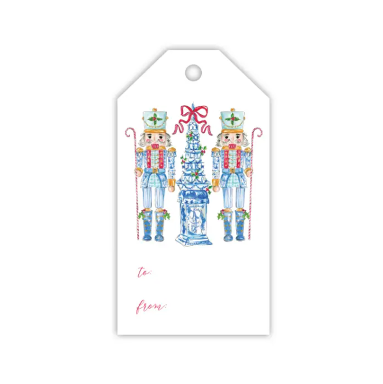 Chinoiserie Nutcrackers Gift Tag