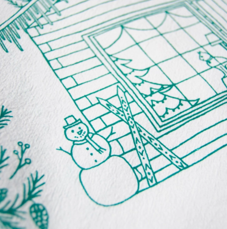 Winter Tea Towel The Four Seasons