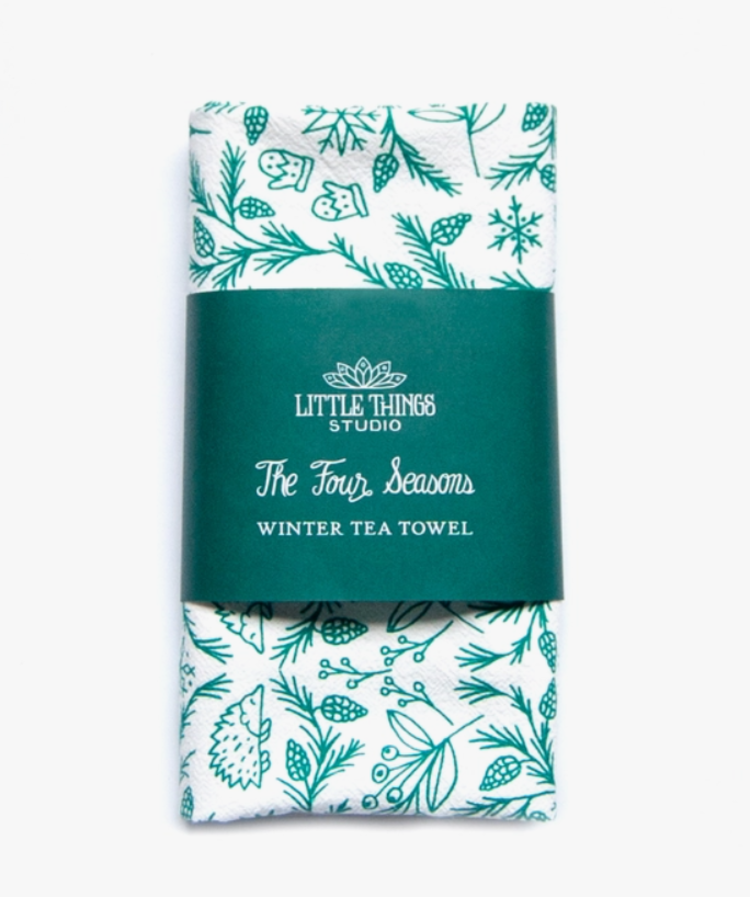 Winter Tea Towel The Four Seasons