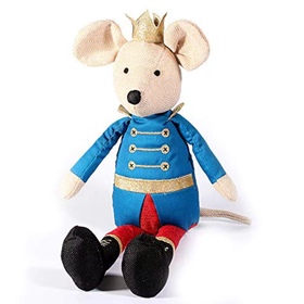 King Mouse Ornament-Blue