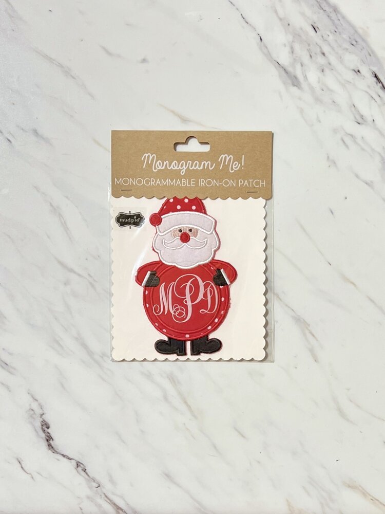 Santa Monogram Patch