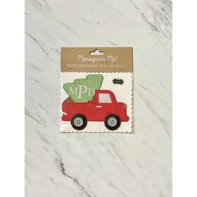 Christmas Truck Monogram Patch